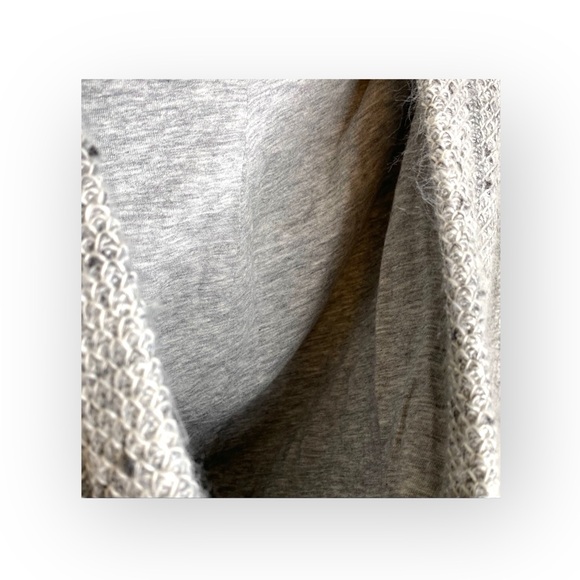 new Splendid ✶ Morrow Bay Boxy Waffle Textured Sweatshirt Hoodie ✶ Grey ✶ Small - Picture 13 of 16